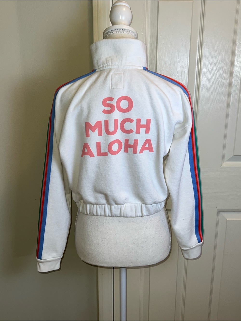 BILLABONG “So Much Aloha” Cropped Quarter Zip Pullover